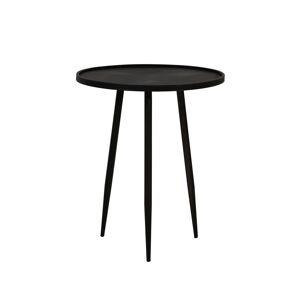 Light & Living Table d'appoint gris metal ø51cm