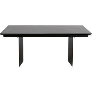 Kare Design Table à manger 6/10 personnes extensible noire L180/260