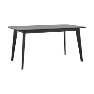 Rendez-Vous Deco Table rectangulaire 6 personnes en bois noir 150 cm