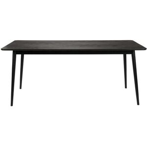 Drawer Table à manger en bois 180x90cm noir Noir 180x75x90cm