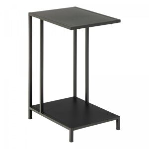 Meubles & Design Table d'appoint minimaliste en métal noir Noir 40x60x30cm