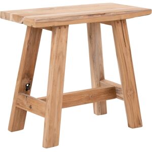 Meubles & Design Table d'appoint en teck recycle Beige 50x45x25cm