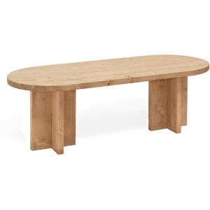 Decowood Table basse en bois de sapin marron 120x40cm - Publicité