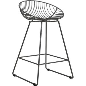 CosmoLiving by Cosmopolitan Tabouret de comptoir Wire gris metal