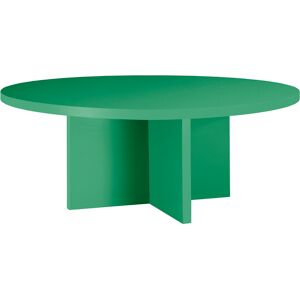 RNT by Really Nice Things Table basse ronde, plateau resistant MDF 3cm emeraude verte 100cm