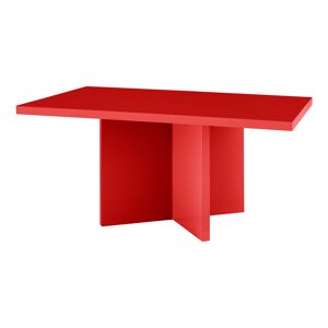 RNT by Really Nice Things Table basse panneau stratifie de 3cm, rouge Flamme 100x60cm