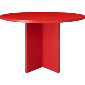 RNT by Really Nice Things Table a manger en panneau stratifie de 3cm Rouge Flamme 120cm