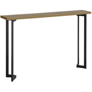 SoBuy Table console industrielle en metal et bois