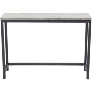 Meubles & Design Console rectangulaire moderne 110cm gris