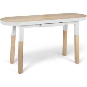 MON PETIT MEUBLE FRANCAIS Bureau Console 140 cm, 100% frene massif