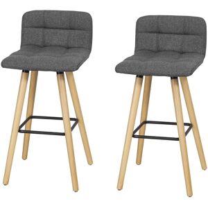 SoBuy Lot de 2 chaises enfant avec accoudoirs et dossier en bois de bouleau