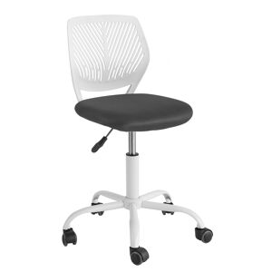 SoBuy Chaise de bureau ergonomique blanc