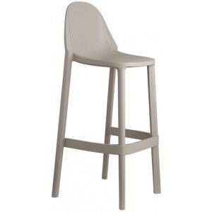 Scab Design Tabouret design en plastique taupe