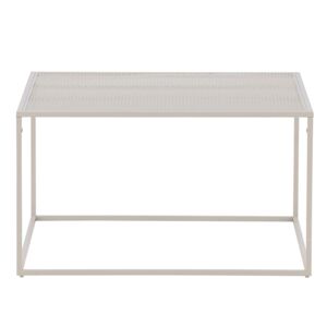 Meubles & Design Table basse moderne en metal beige