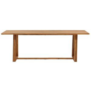 Meubles & Design Table de jardin 220x100cm en bois massif Beige 220x75x100cm