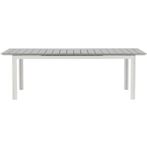 Meubles & Design Table de jardin extensible en aluminium blanc Blanc 310x75x100cm