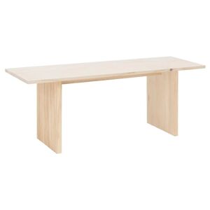 Decowood Table basse en bois de sapin naturel 120x45cm - Publicité