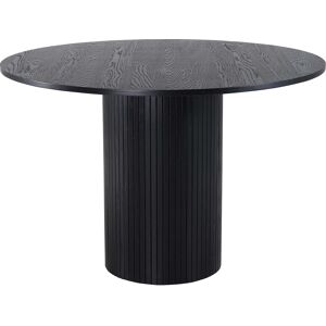 Venture Home Table ronde en mdf bianca 110 cm noir
