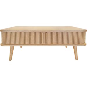 Woodman Table basse en bois clair Marron 108x41x58cm