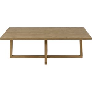 Woodman Table basse en bois clair Marron 115x38x60cm