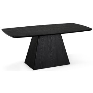Furnhouse Table à manger rectangulaire 6 personnes L180 noir - Publicité