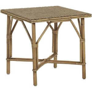 Kok Maison Table basse patinee en rotin marron Marron 50x50x50cm