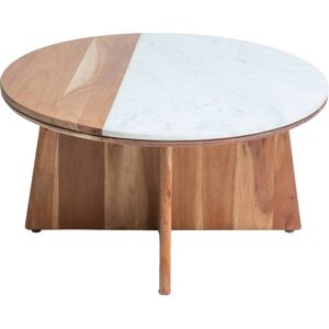 Made in Meubles Table basse en bois marron 80 cm - Publicité