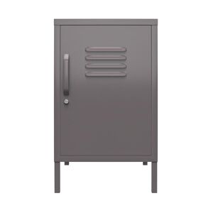 Dorel Home Table d'appoint avec 1 porte en métal gris graphite - Publicité