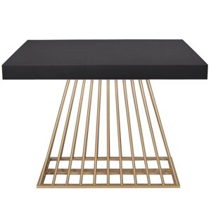 Menzzo Table extensible bois noir