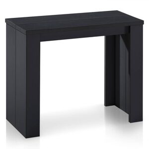 Menzzo Table console extensible noir