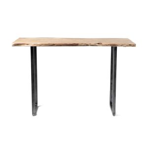 Mathi Design Table haute repas L140 Beige 140x95x65cm