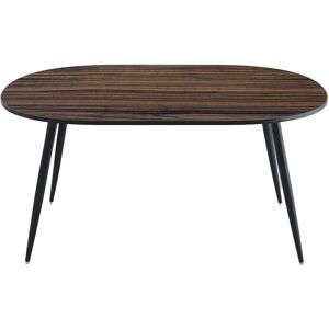 Potiron Paris Table ovale design vintage Marron 160x75x120cm