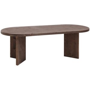 Decowood Table à manger en bois de sapin marron 160x75cm - Publicité