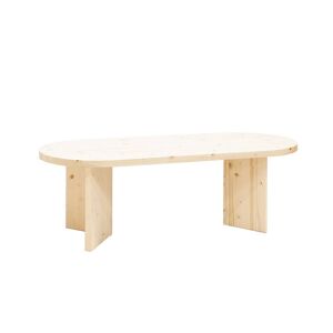 Decowood Table basse en bois de sapin naturel 120x40cm - Publicité