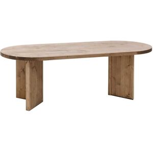 Decowood Table à manger en bois de sapin vieilli 160x75cm - Publicité