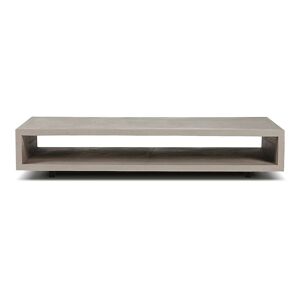 Lyon Béton Table basse design industriel en béton gris - 130x70cm Gris 130x30x70cm