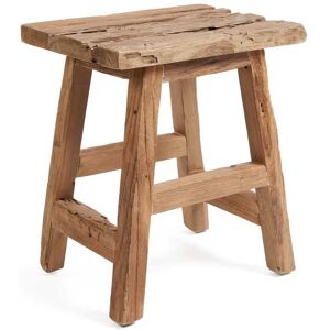 Bazar Bizar Tabouret en bois de teak recycle