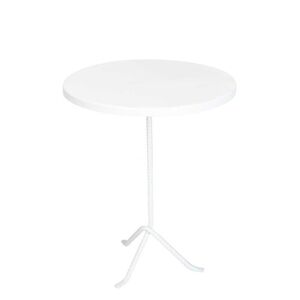 Sia Deco Table d'appoint décoratif en métal blanc H60 - Publicité