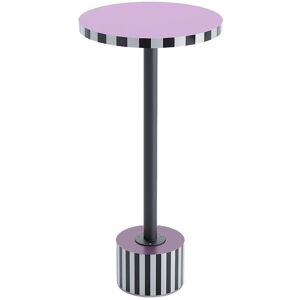 Potiron Paris Table d appoint ronde originale couleur lilas