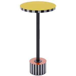 Potiron Paris Table d appoint ronde originale jaune