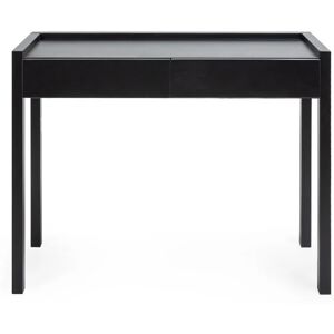 WOODEK Table console laque noire matte