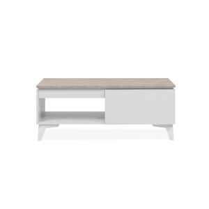 Calicosy Table basse avec 1 tiroir, 1 niche L100 cm - Publicité