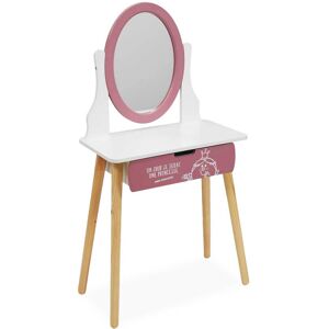 sweeek Coiffeuse pour enfant collection monsieurmadame Rose 55x108x30cm