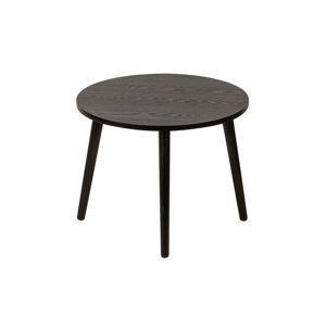 Usinestreet Table basse ronde KANOPE en bois - 50 cm - Noir - Publicité
