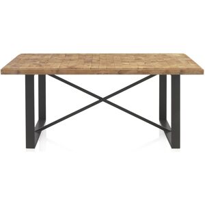 GEESE HOME Table avec plateau en contreplaque d'epicea 182x90 cm