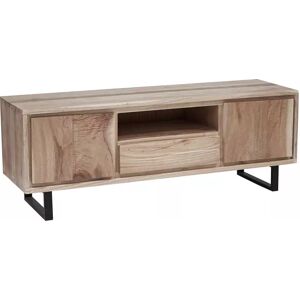 meubles moss Meuble TV en bois brut naturel irrégulier 150 cm - Samoa