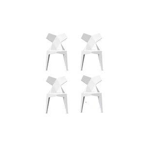 meubles moss Lot de 4 chaises design en polycarbonate Vondom - Kimono - Publicité