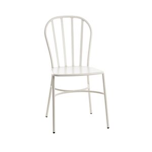 AMADEUS Chaise de jardin Libellule blanche x2 - Autre Aluminium Amadeus 47x55 cm