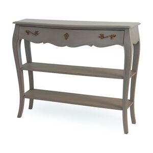 Console 1 tiroir grand modèle Murano gris -  Rectangle Bois Amadeus 110x30 cm - Publicité