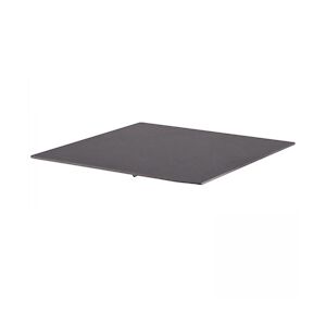 Oviala Business Plateau de table stratifié 60x60 cm ardoise gris foncé - Oviala